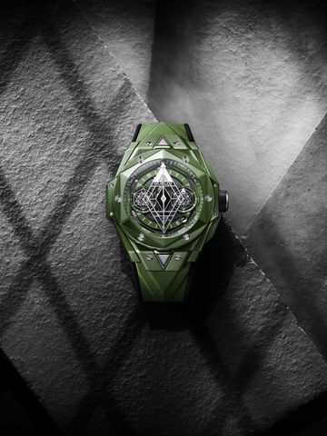 Hublot Big Bang Unico Sang Bleu II Green Ceramic