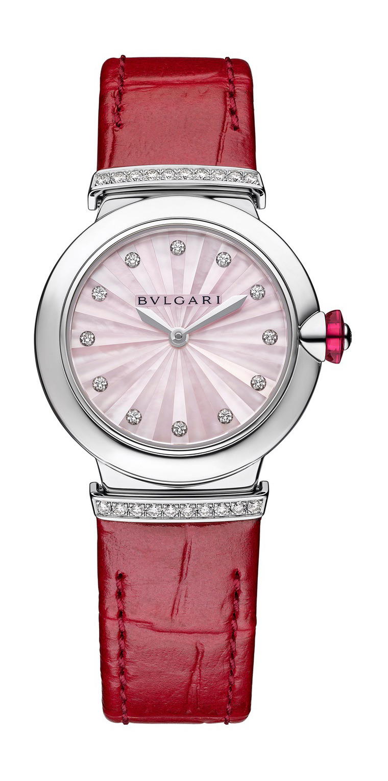 Bvlgari Lvcea Intarsio Pink Mother-of-Pearl 28mm