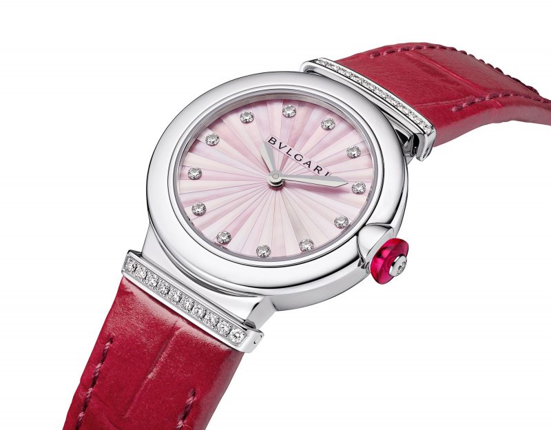 Bvlgari Lvcea Intarsio Pink Mother-of-Pearl 28mm