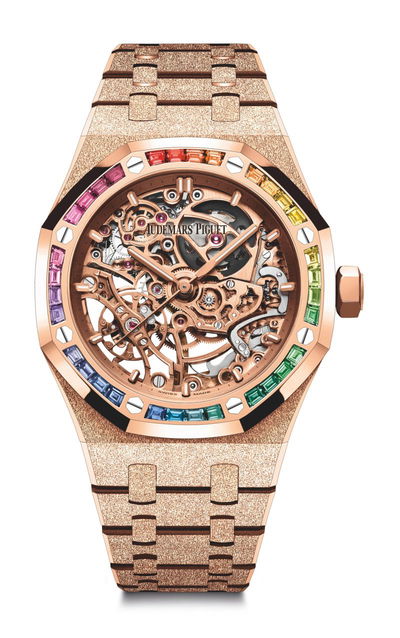 Audemars Piguet Royal Oak Frosted Gold Double Balance Wheel Openworked