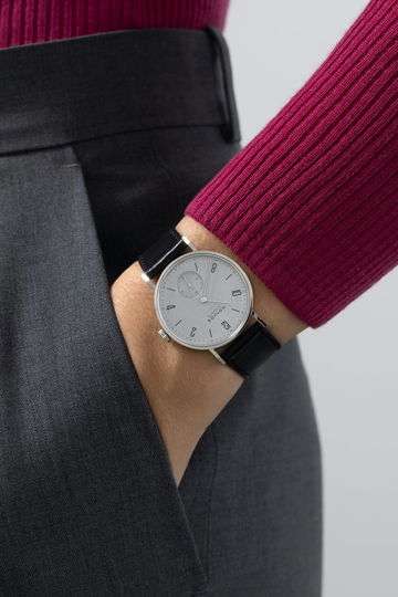 Nomos Glashütte Tangente neomatik platinum gray