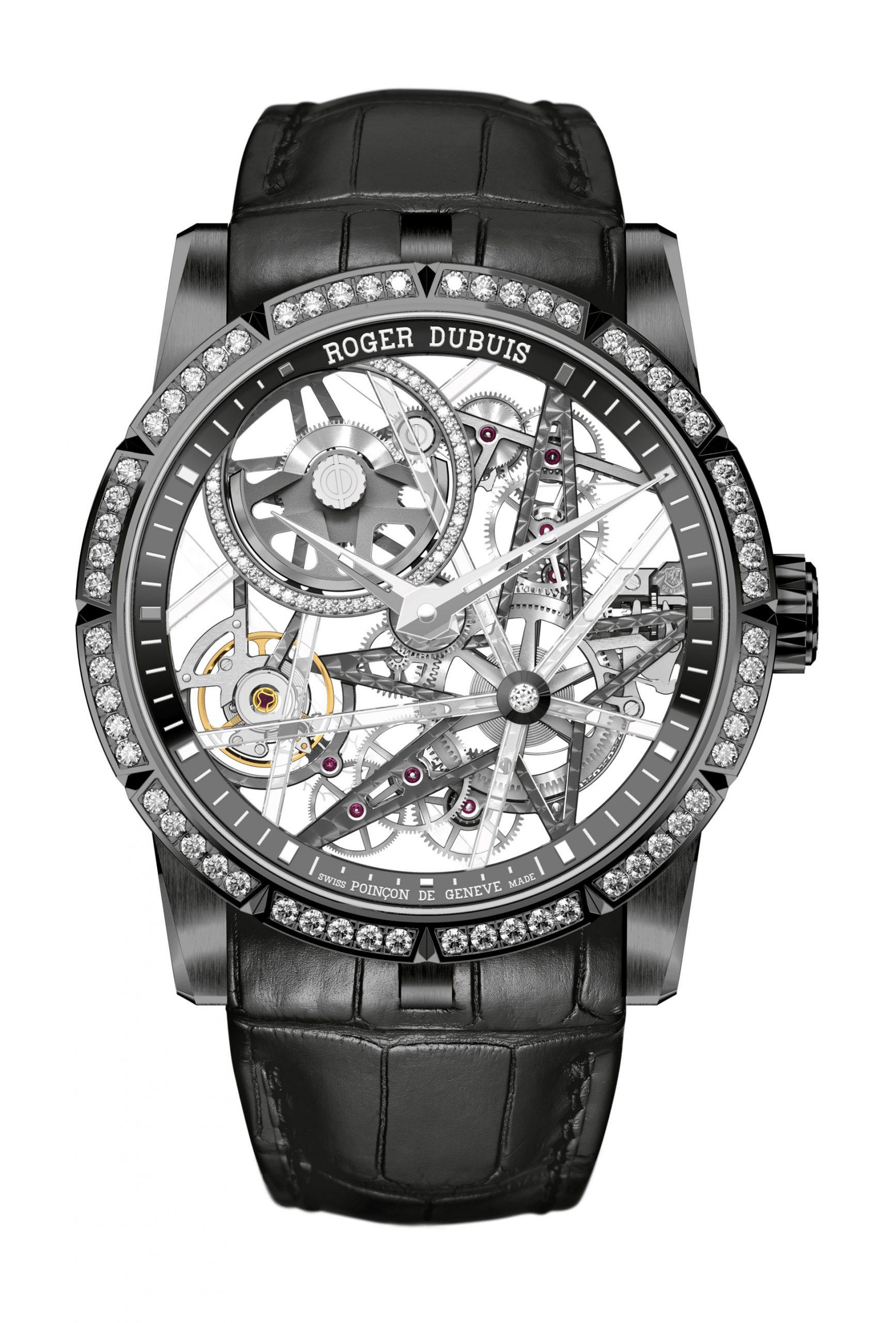 Roger Dubuis Excalibur Monobalancier Blacklight Black DLC Titanium 42