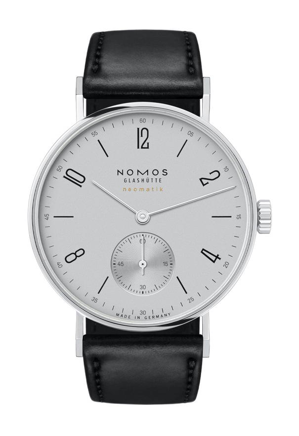 Nomos Glashütte Tangente neomatik 35 platinum gray