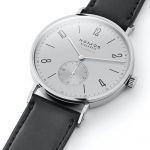 Nomos Glashütte Tangente neomatik 39 platinum gray