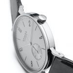 Nomos Glashütte Tangente neomatik 39 platinum gray