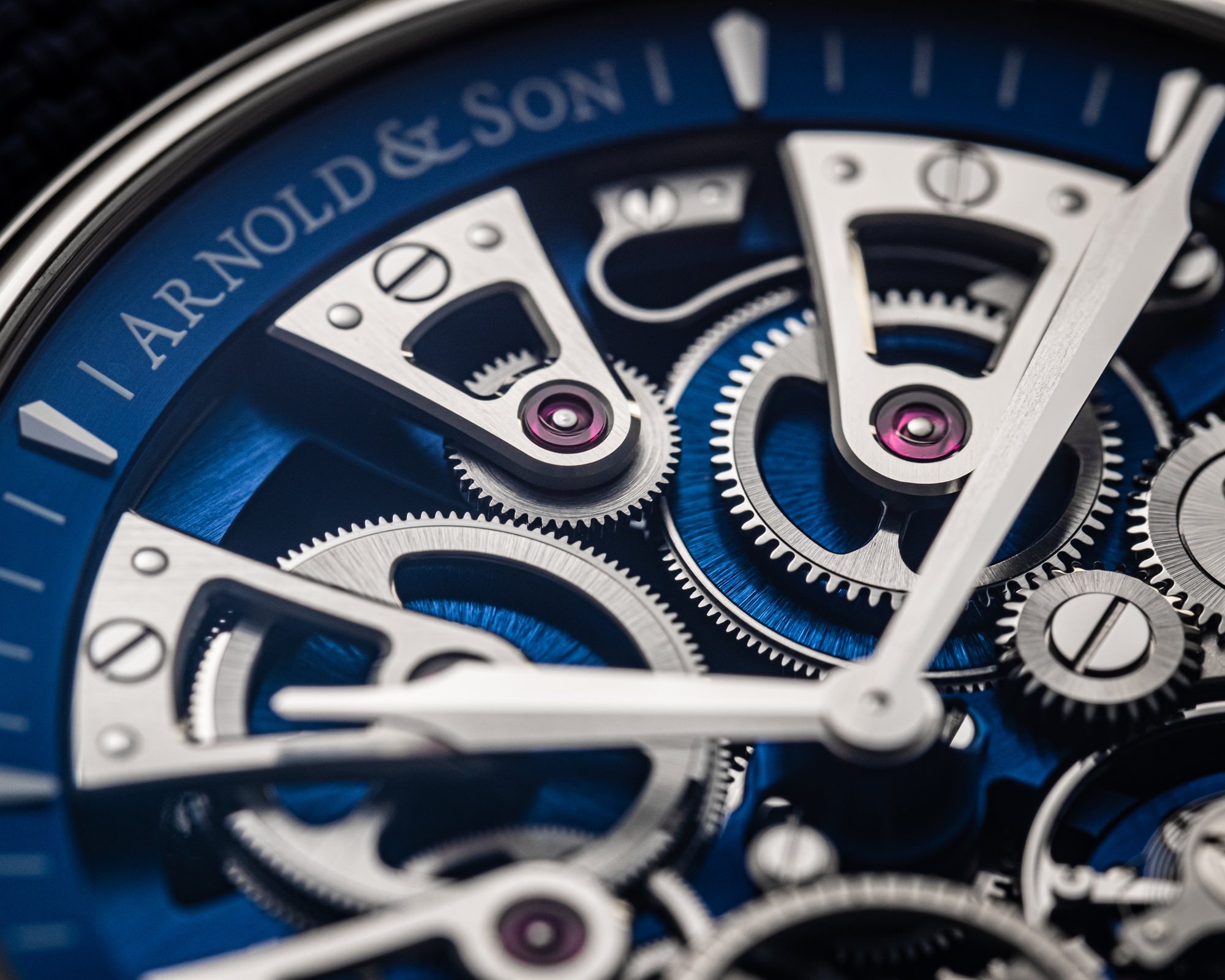 Arnold &amp; Son Nebula 41.5 Steel Blue