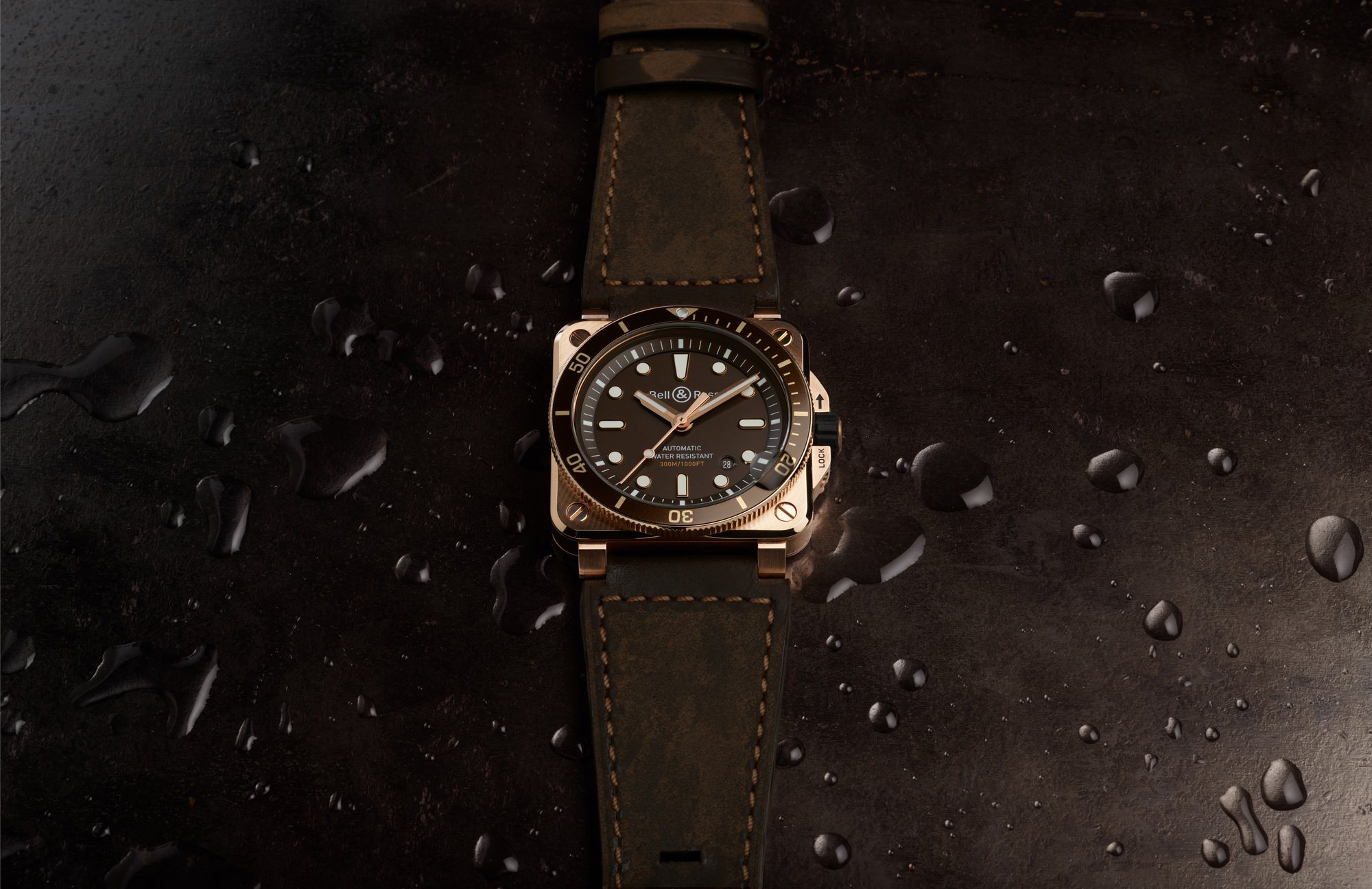 Bell &amp; Ross BR 03-92 Diver Brown Bronze