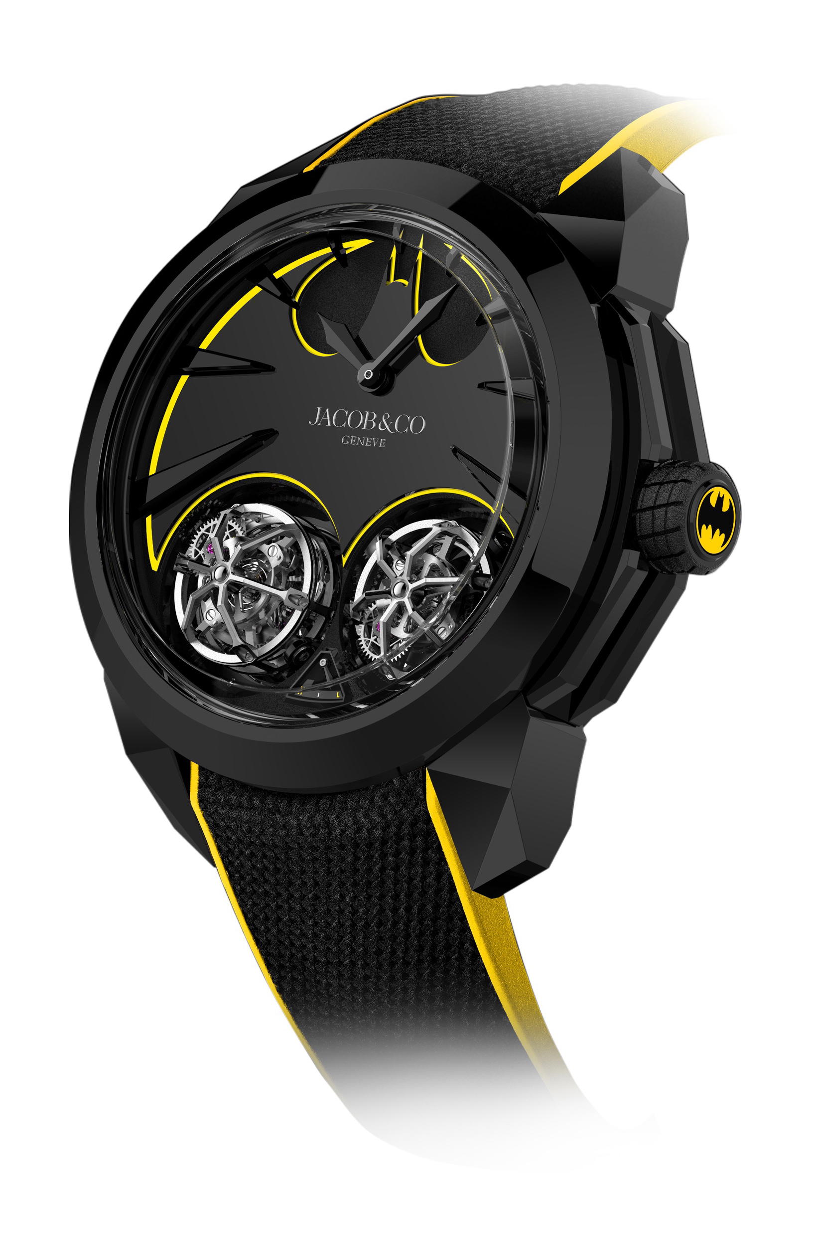 Jacob & Co Gotham City Black DLC Titanium