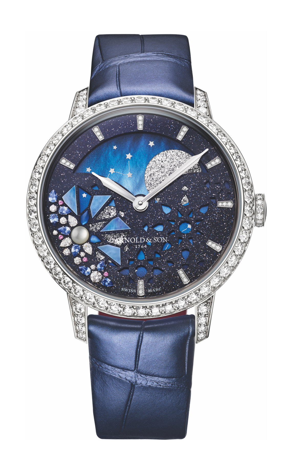 Arnold & Son Perpetual Moon 38 White Gold Eclipse I