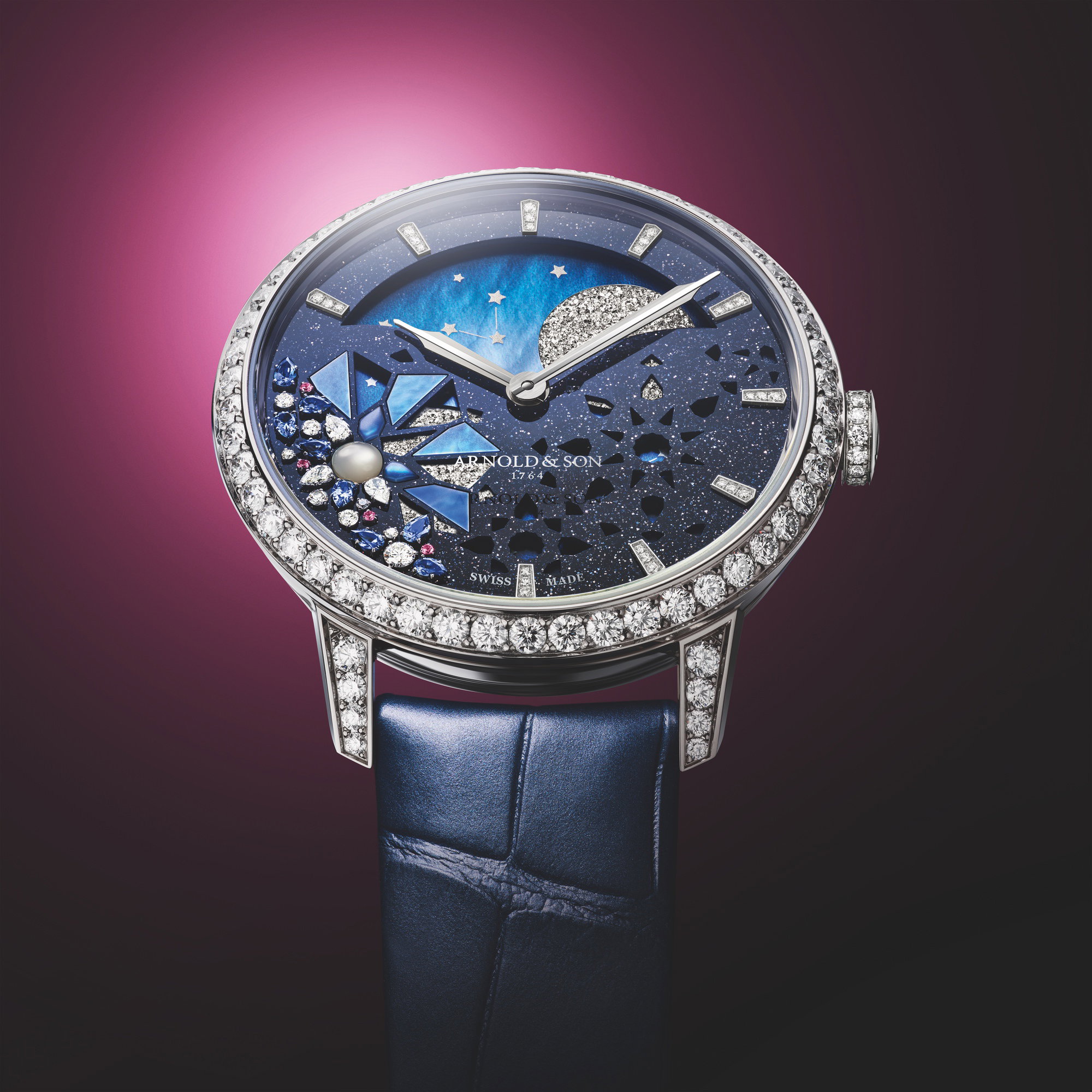 Arnold & Son Perpetual Moon 38 White Gold Eclipse I