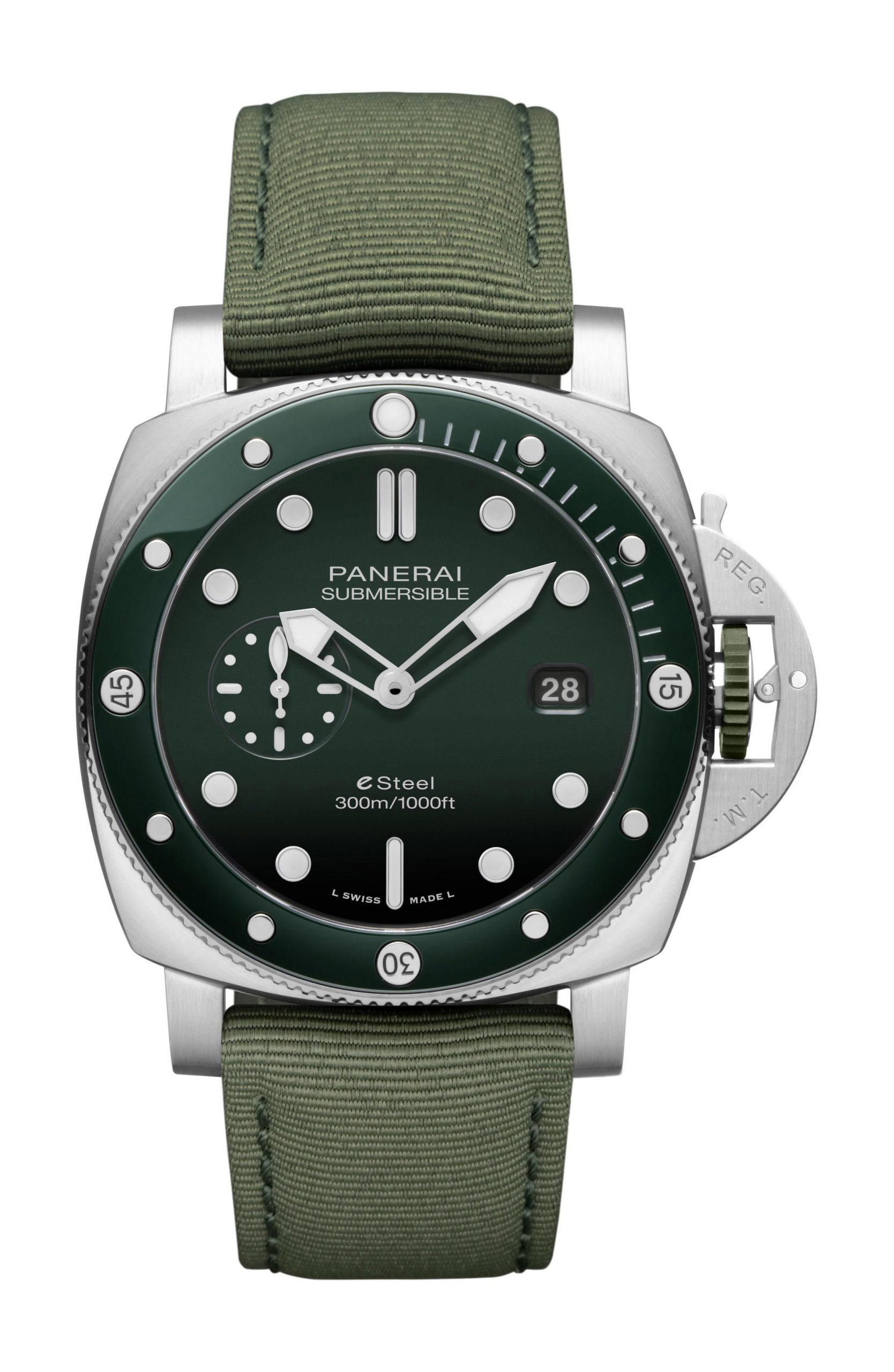 Panerai Submersible QuarantaQuattro eSteel Verde Smeraldo
