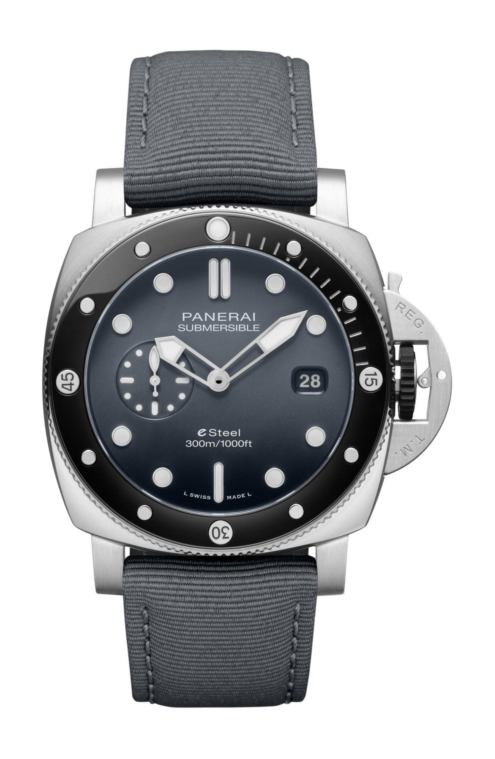Panerai Submersible QuarantaQuattro eSteel Grigio Roccia
