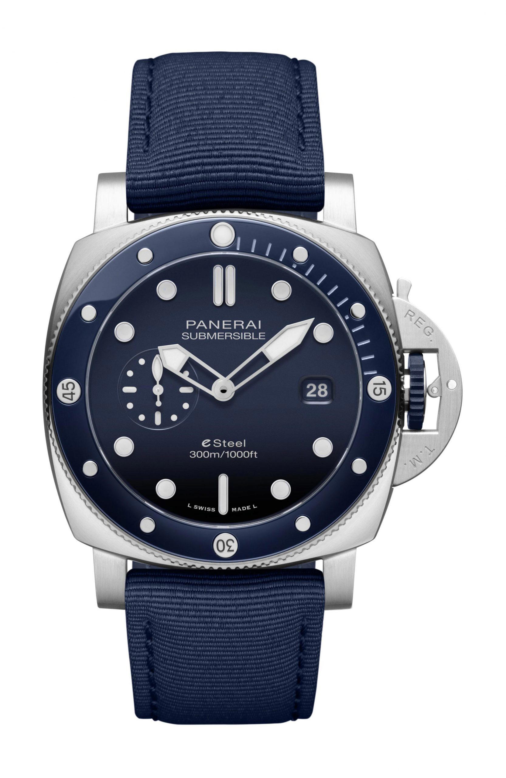 Panerai Submersible QuarantaQuattro eSteel Blu Profondo
