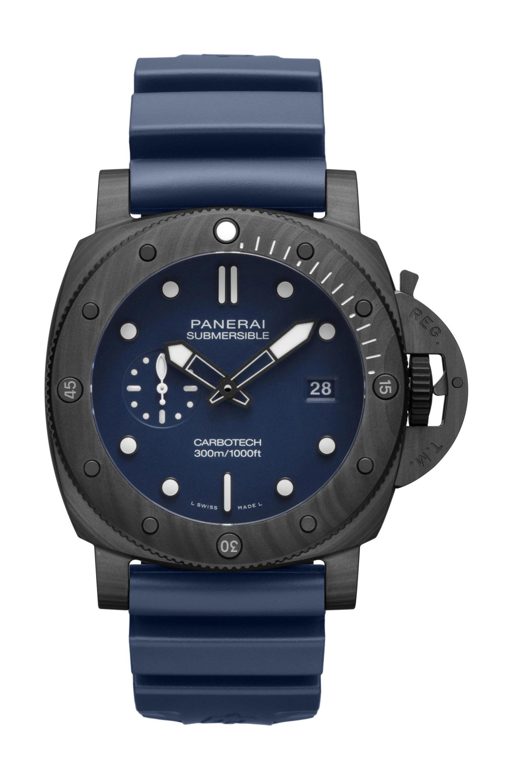 Panerai Submersible QuarantaQuattro Carbotech Blu Abisso