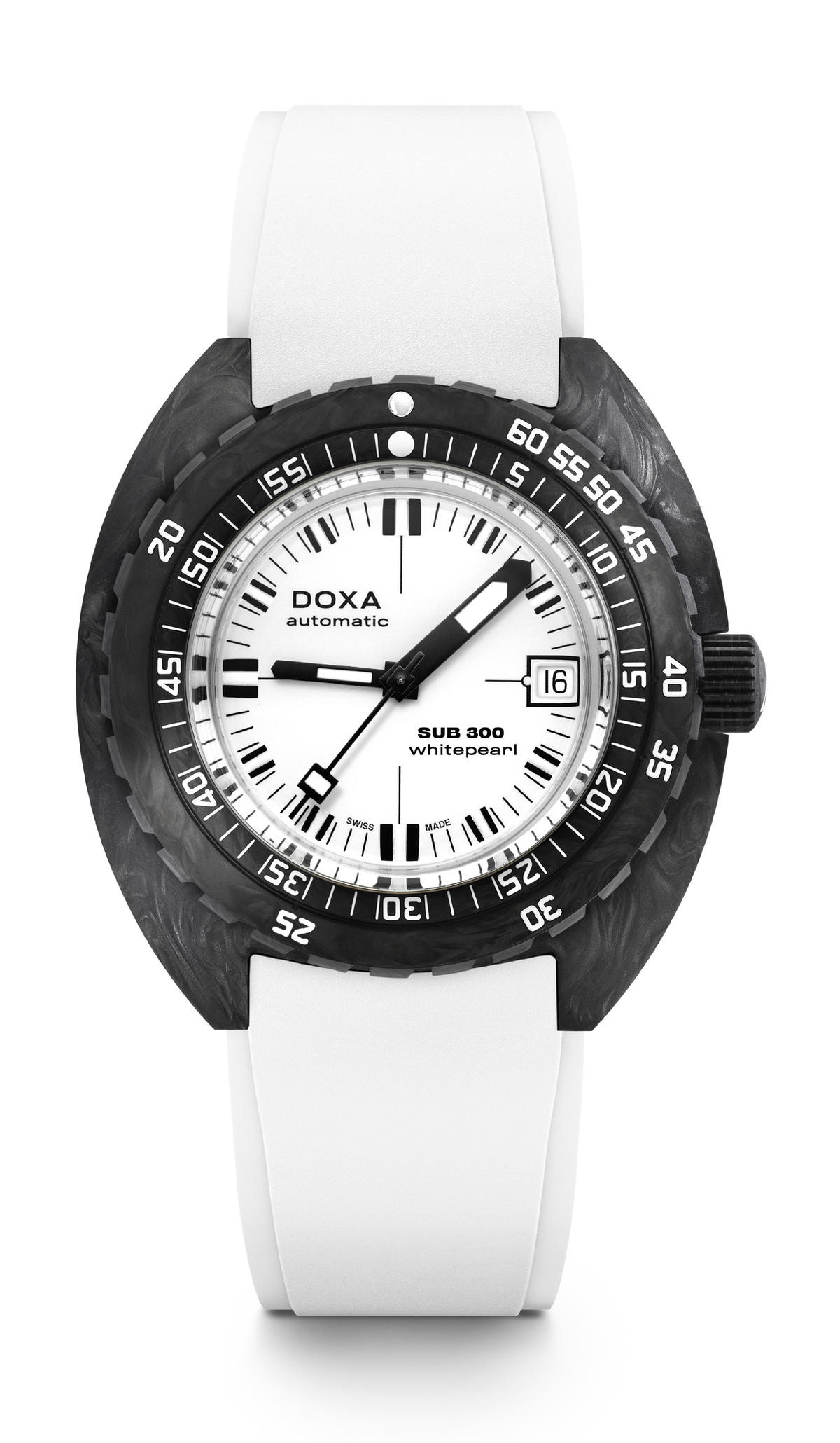 Doxa SUB 300 Carbon Whitepearl