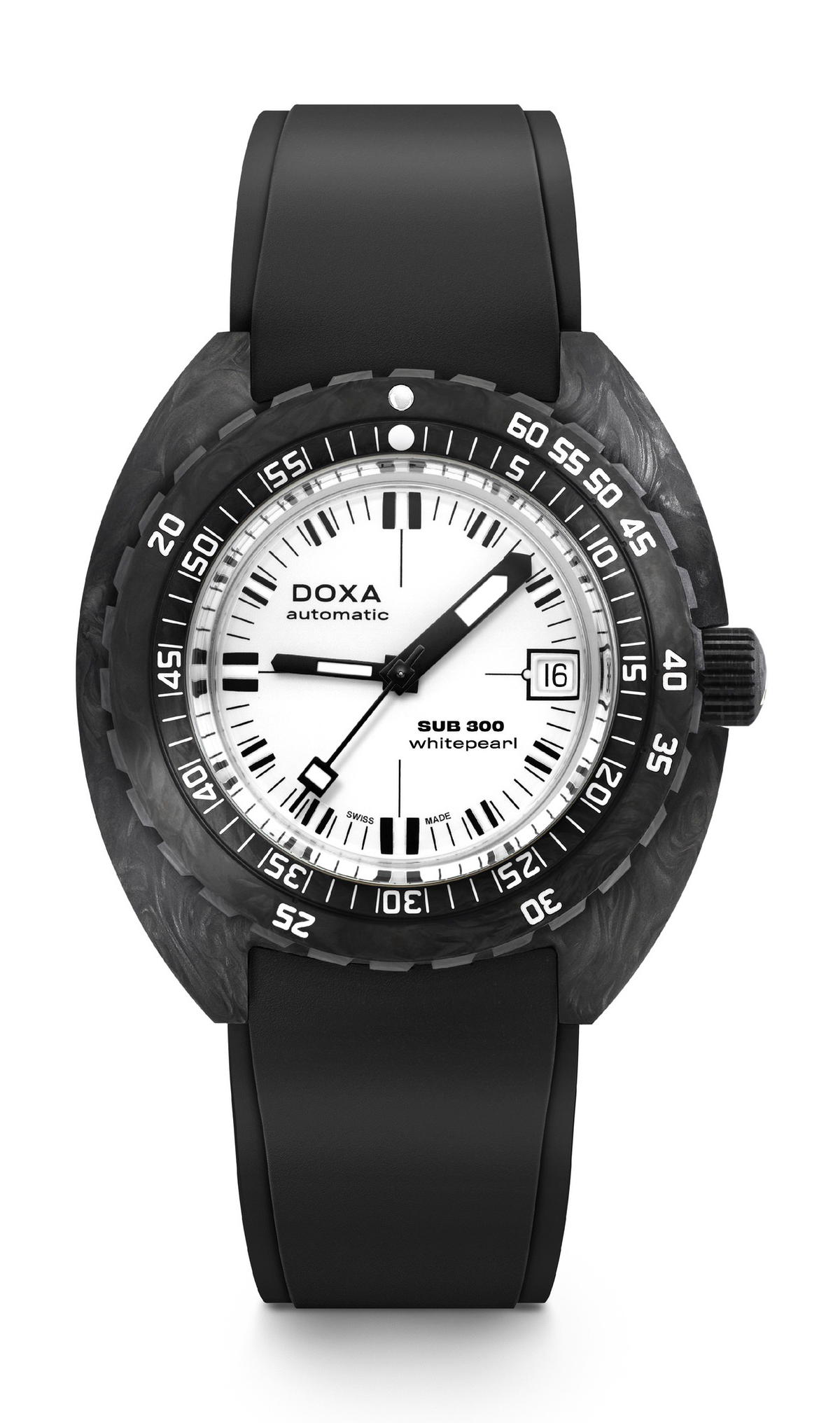 Doxa SUB 300 Carbon Whitepearl