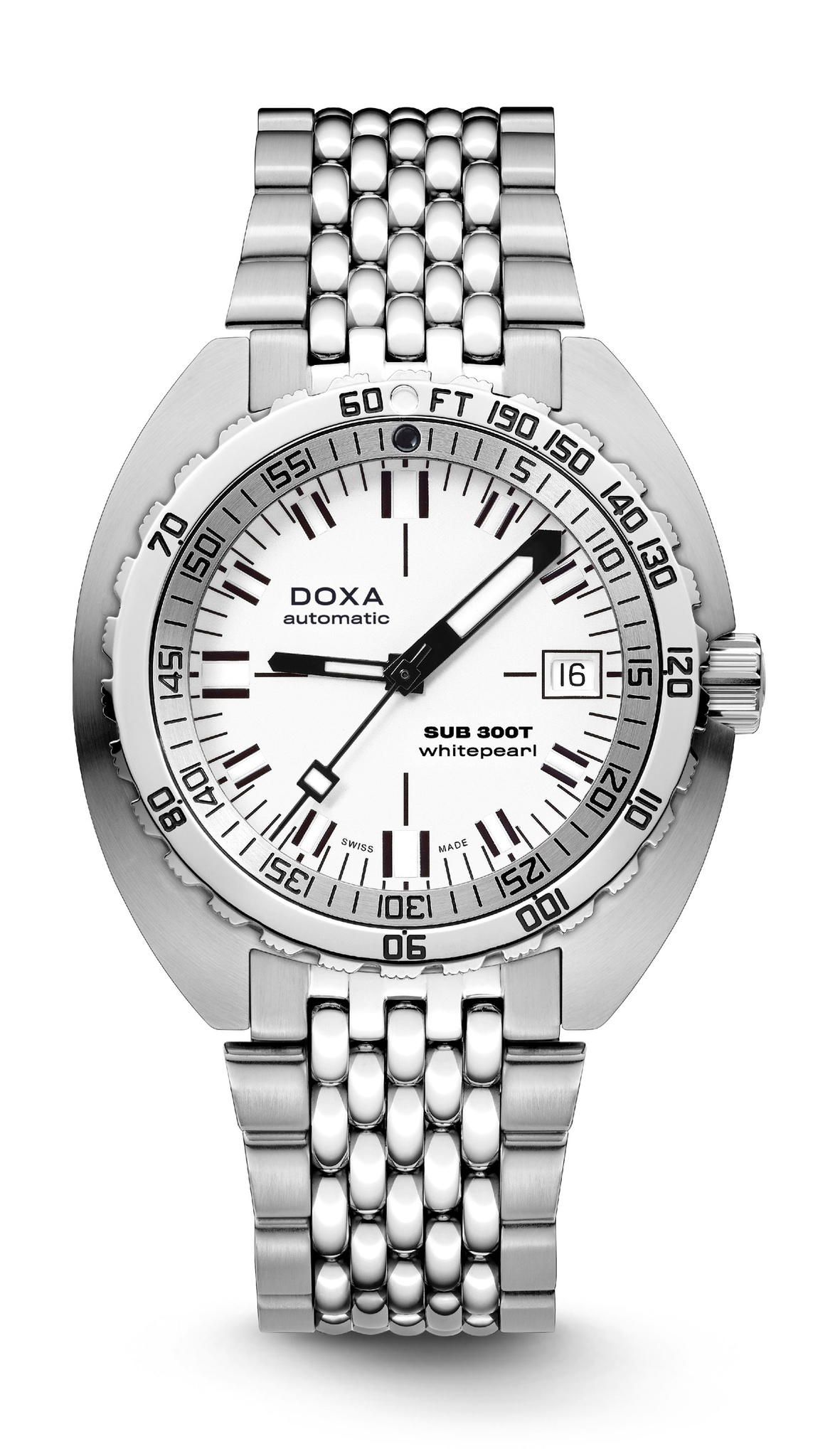 Doxa SUB 300T Whitepearl