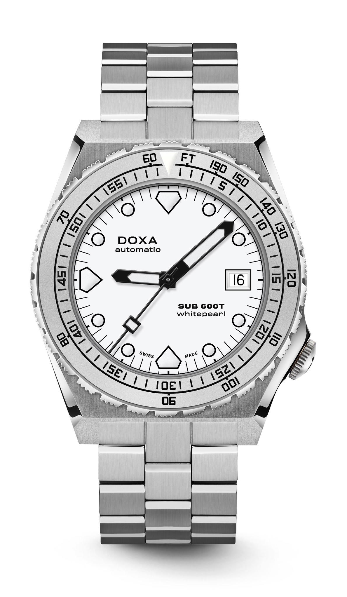 Doxa SUB 600T Whitepearl