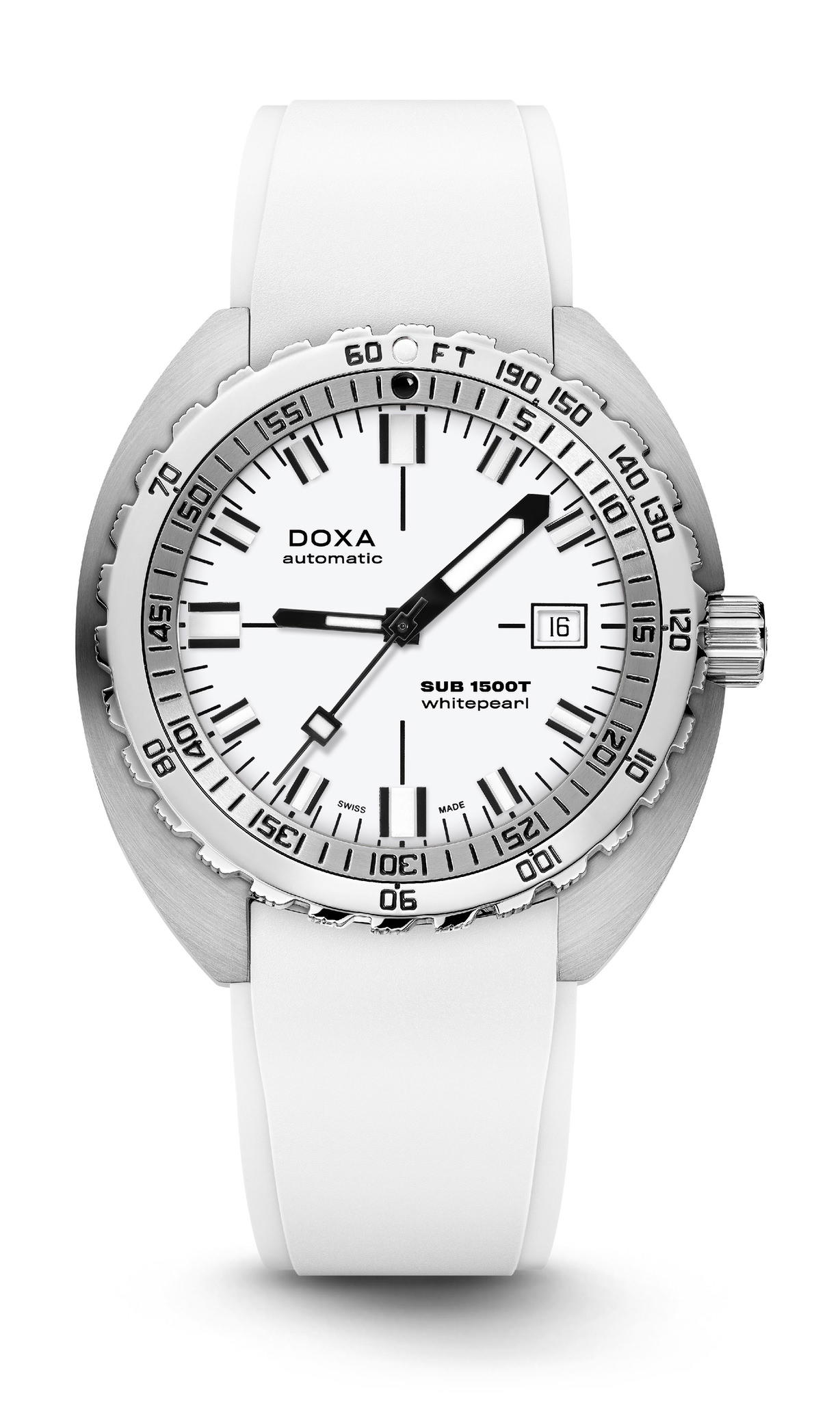 Doxa SUB 1500T Whitepearl