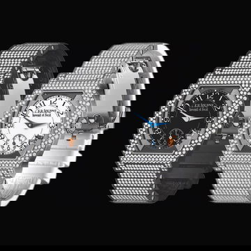 F.P.Journe élégante 40 Titanium 12 Rows of Diamonds with Set Bracelet