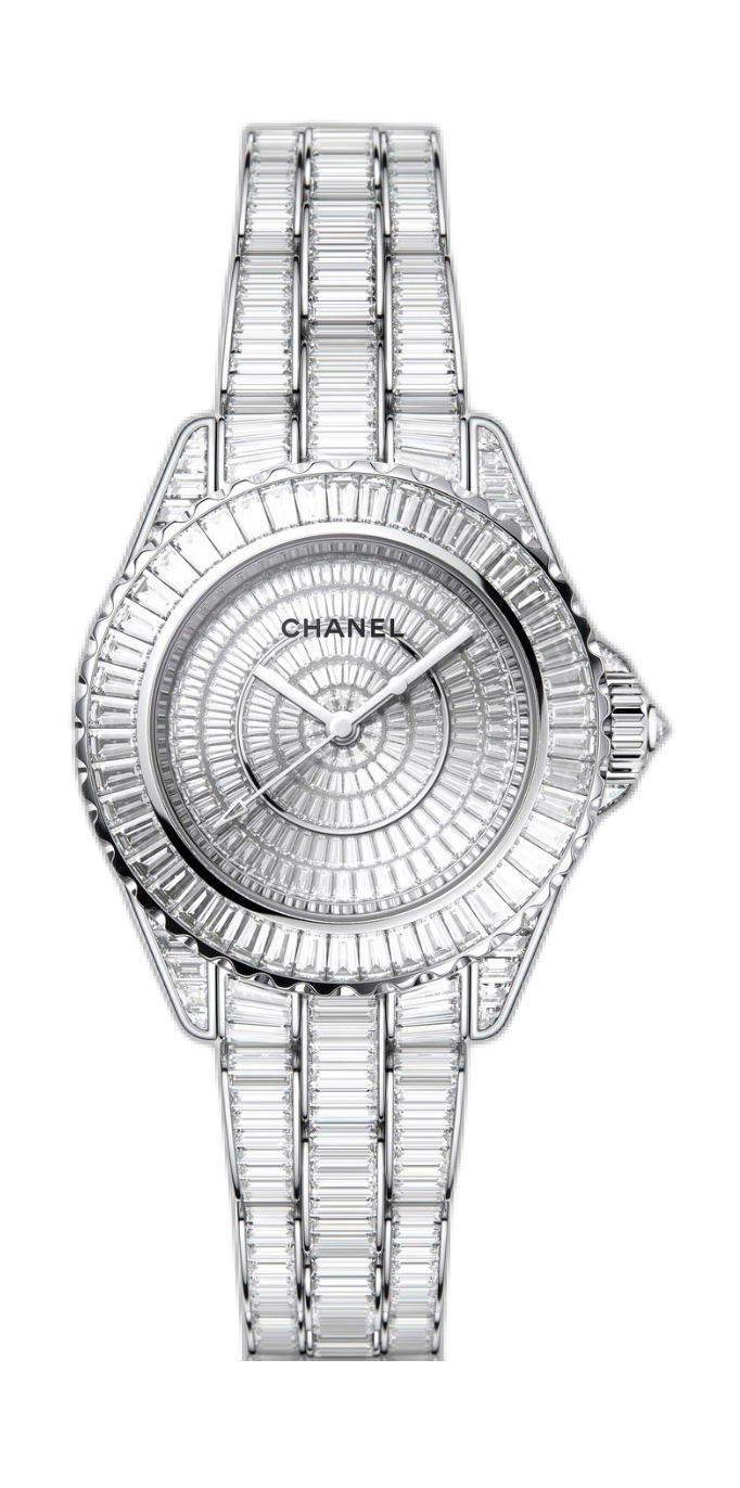 Chanel J12 Baguette Diamond Star