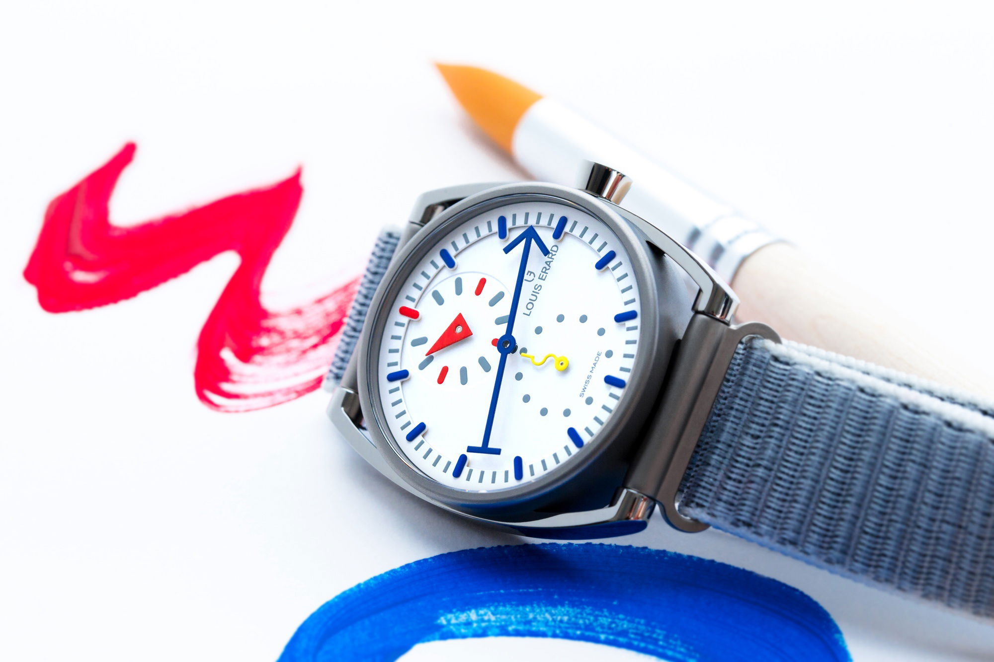 Louis Erard Excellence Le Régulateur Louis Erard x Alain Silberstein Blanc