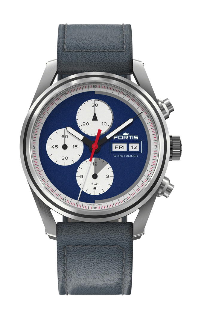 Fortis Stratoliner S-41 Blue Japan