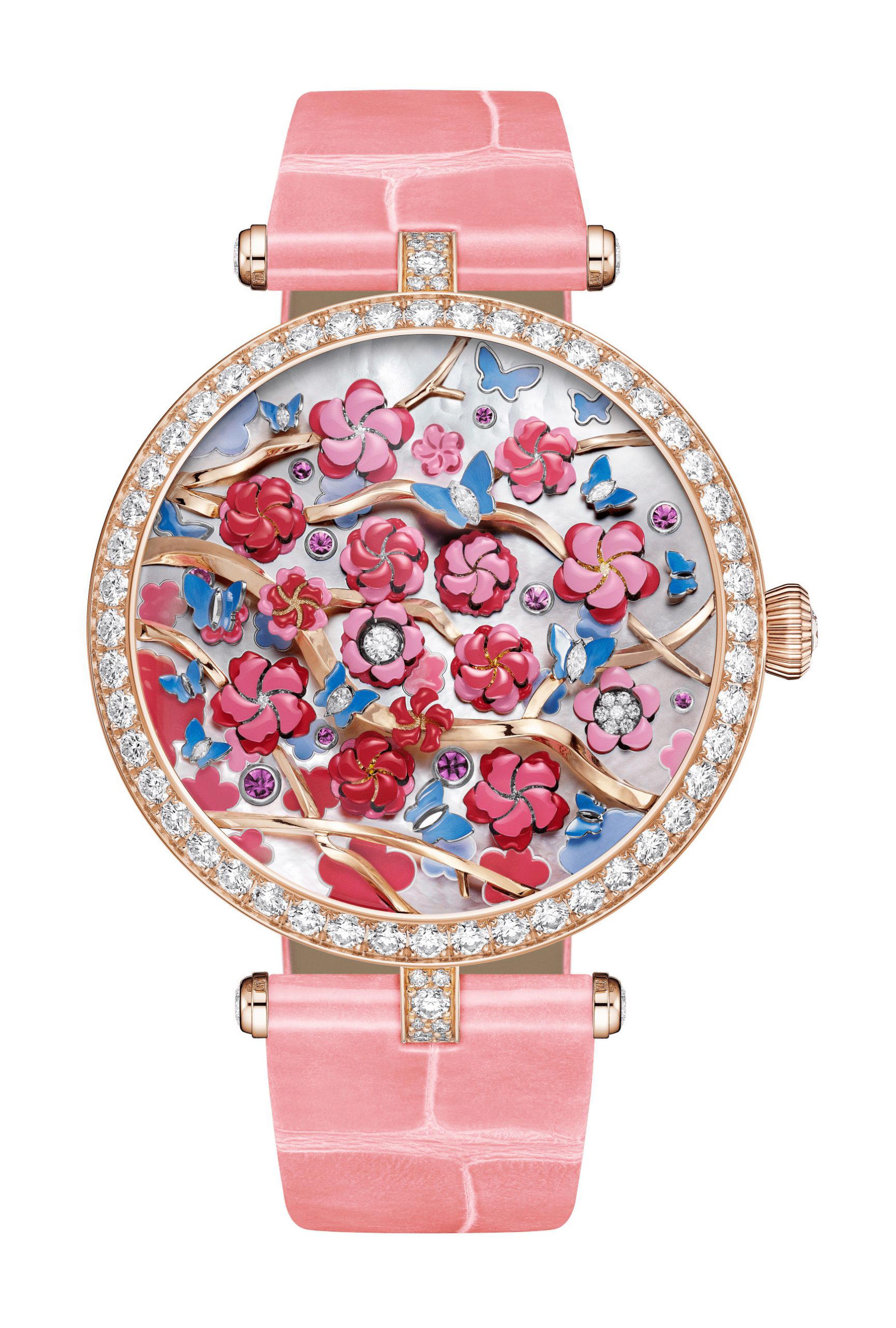 Van Cleef & Arpels Lady Arpels Heures Florales Cerisier Watch