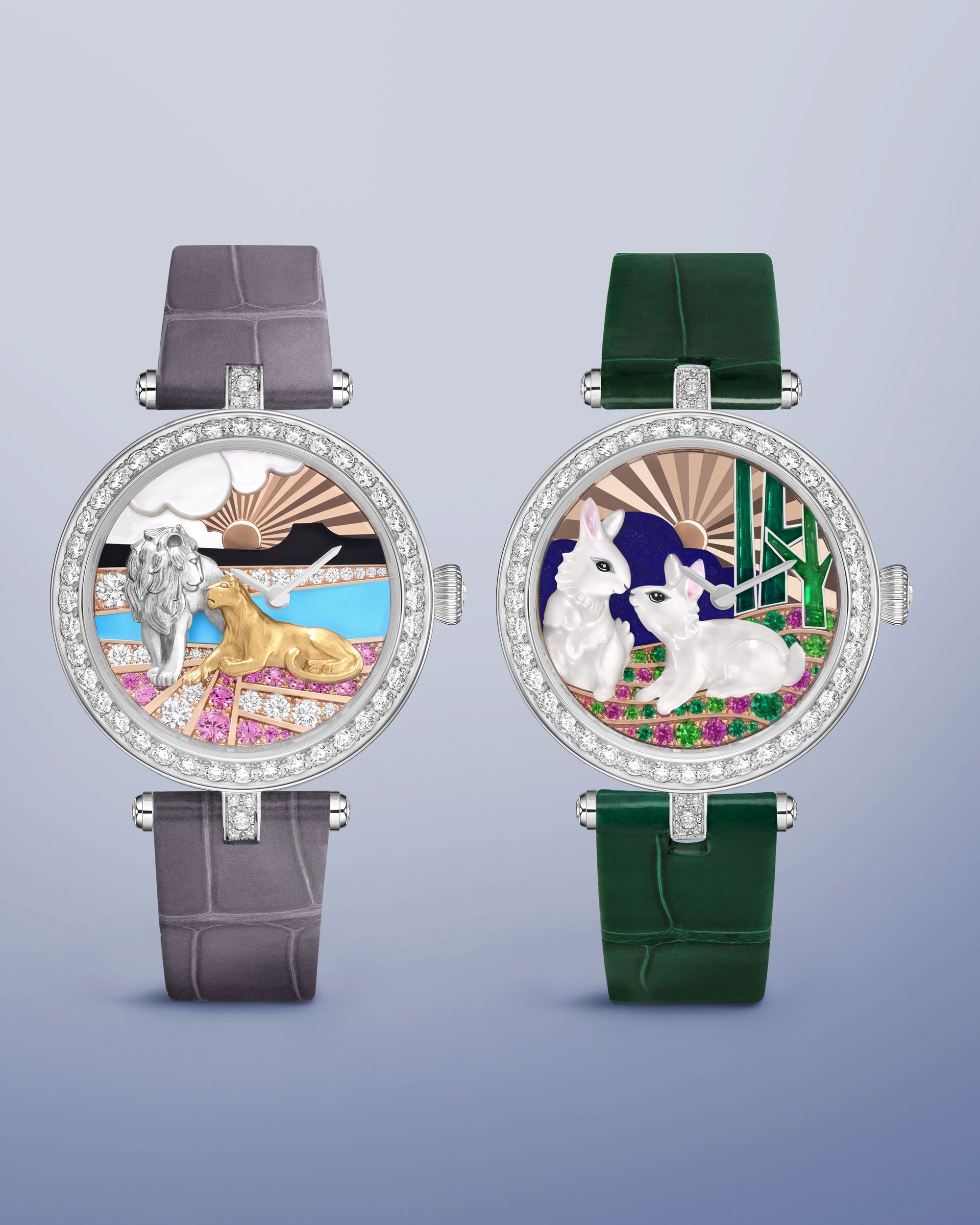 Van Cleef &amp; Arpels Lady Duo de Lapins Watch