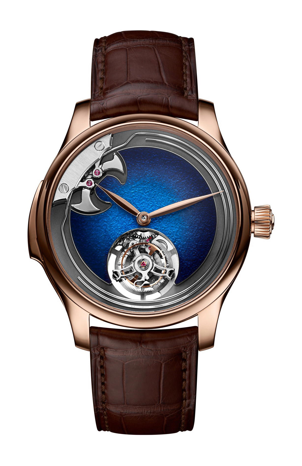 H. Moser & Cie Endeavour Concept Minute Repeater Tourbillon Aqua Blue