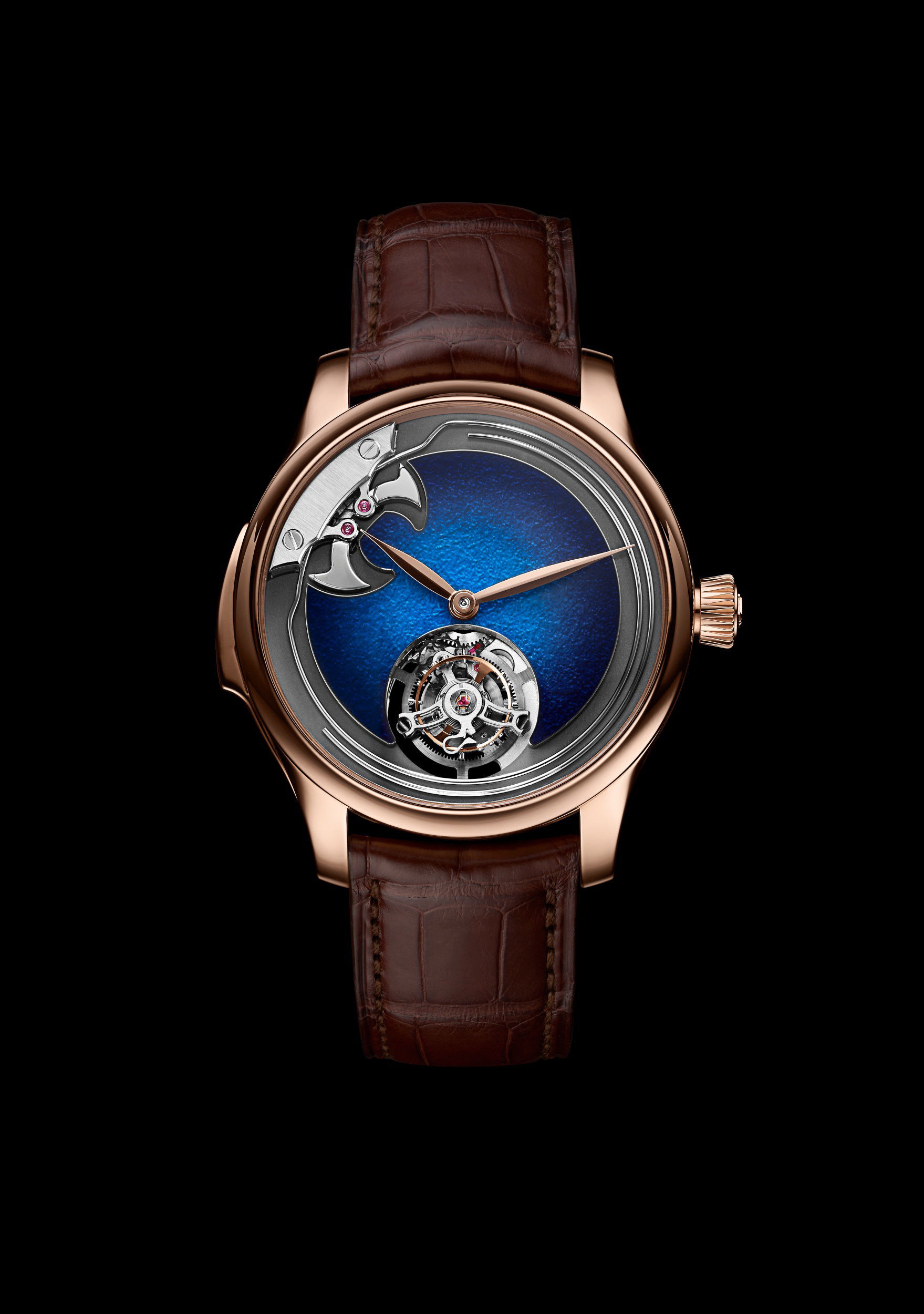 H. Moser &amp; Cie Endeavour Concept Minute Repeater Tourbillon Aqua Blue