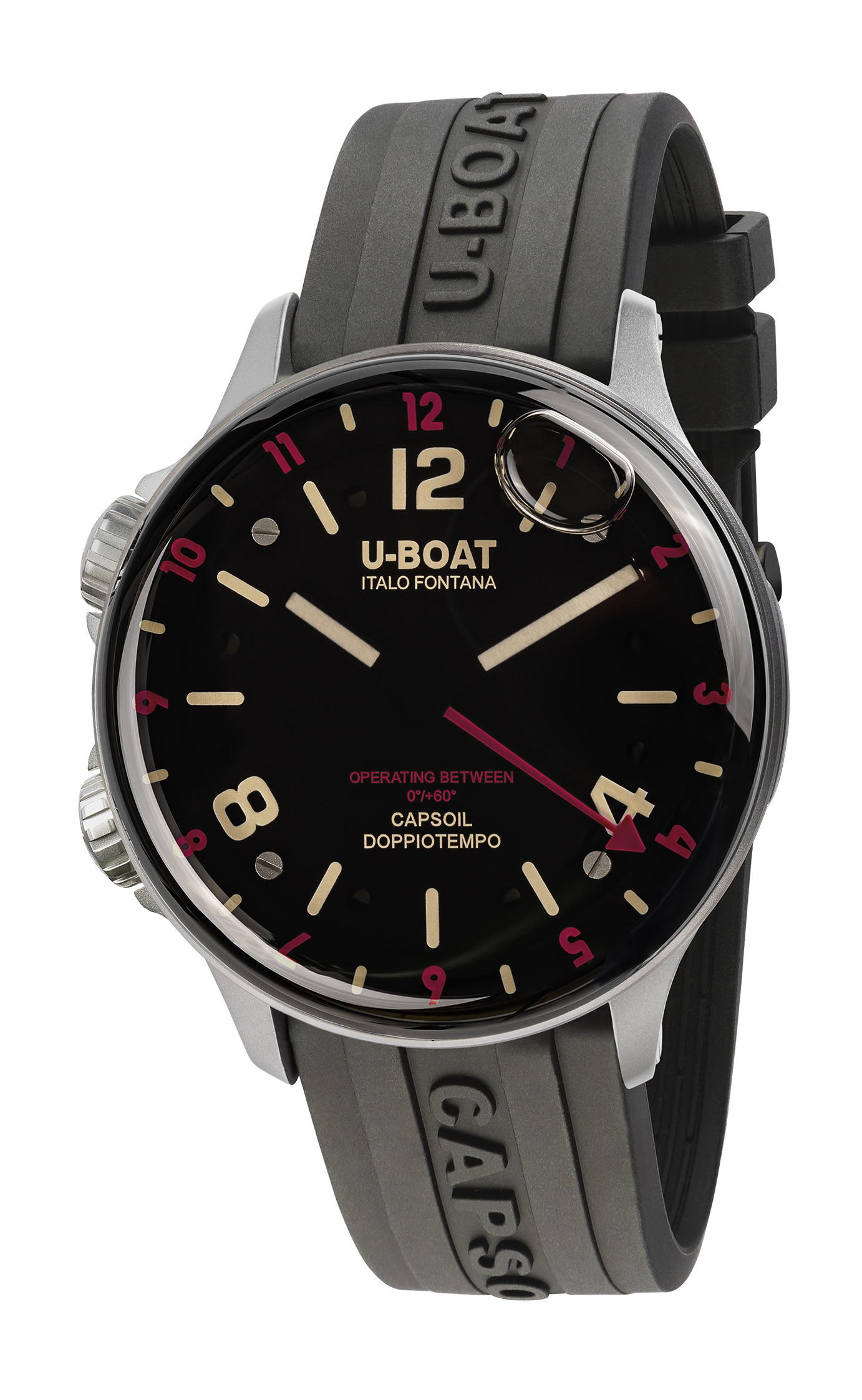 U-Boat Capsoil Doppiotempo 45 SS Red Rehaut