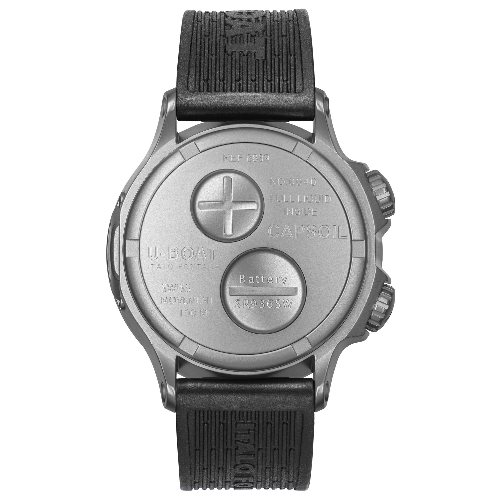 U-Boat Capsoil Doppiotempo SS Red Rehaut