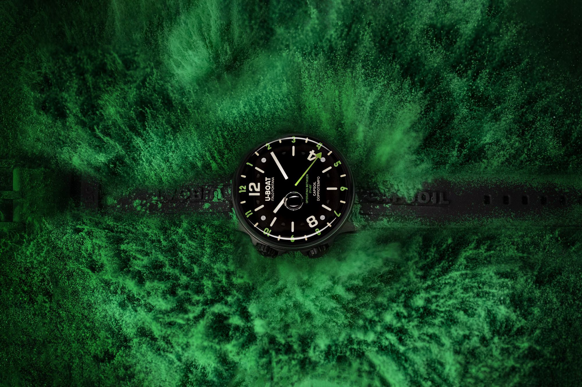 U-Boat Capsoil Doppiotempo DLC Green Rehaut