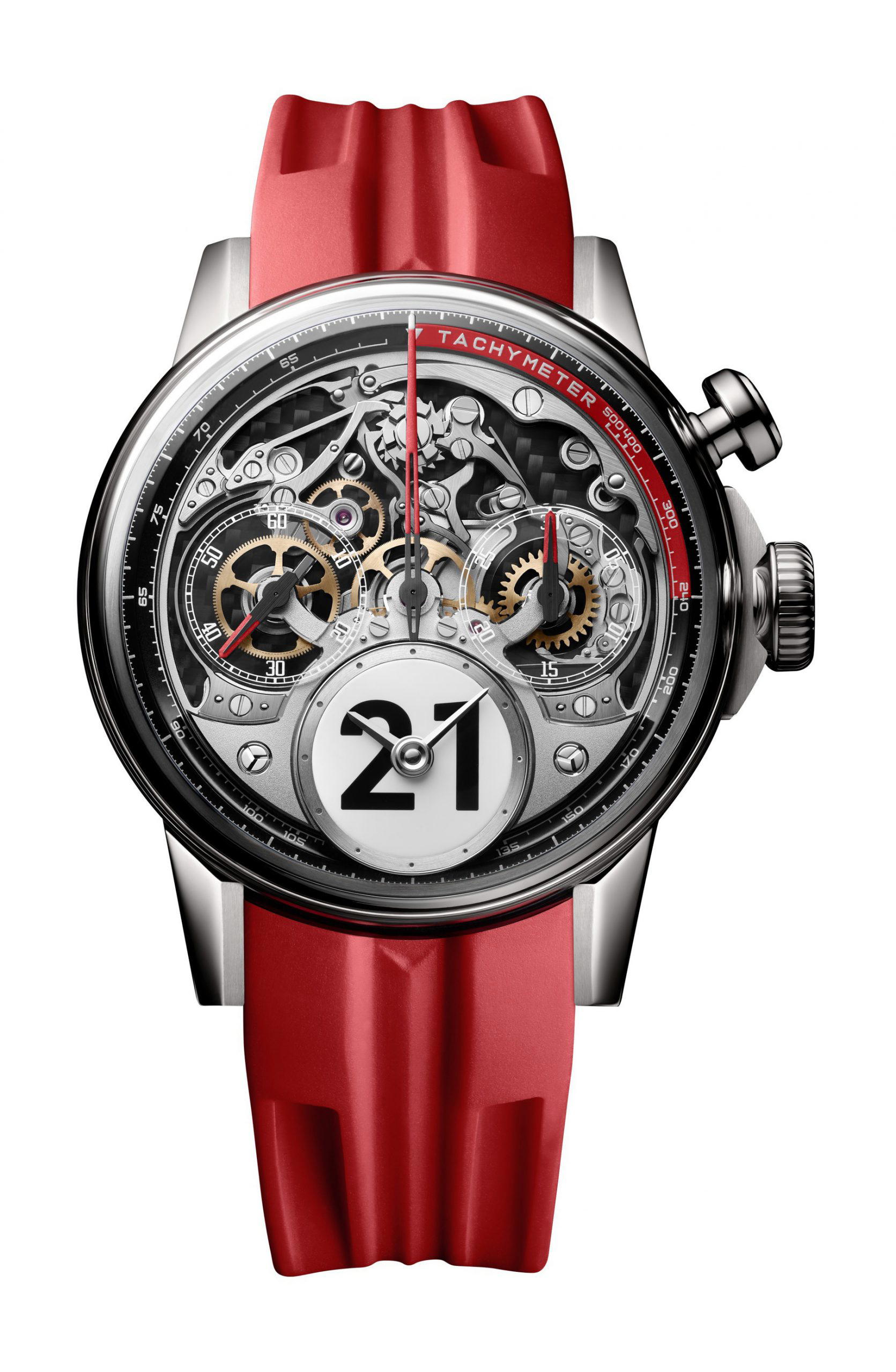 Louis Moinet Time to Race Rosso Corsa