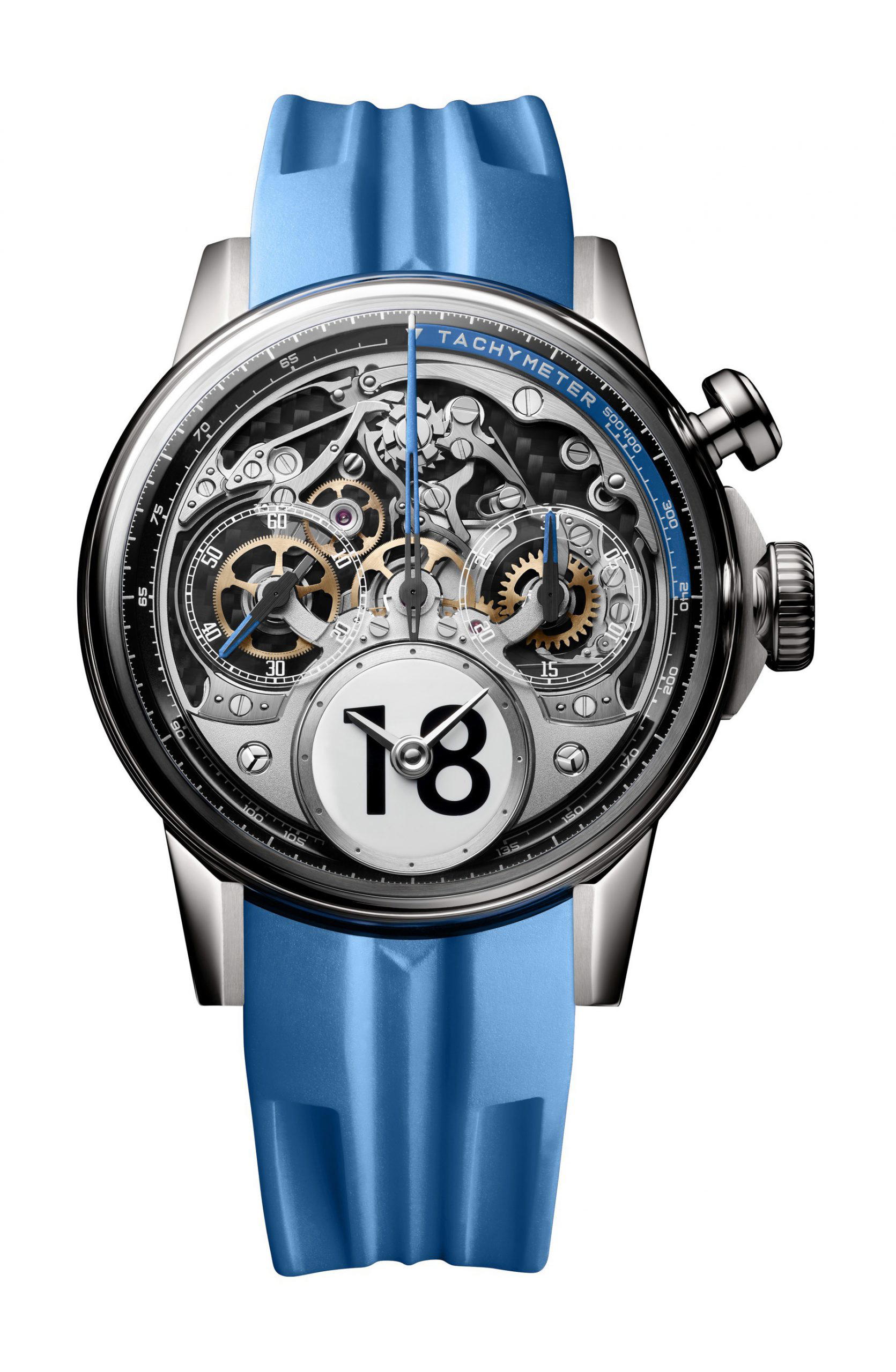 Louis Moinet Time to Race Bleu de France