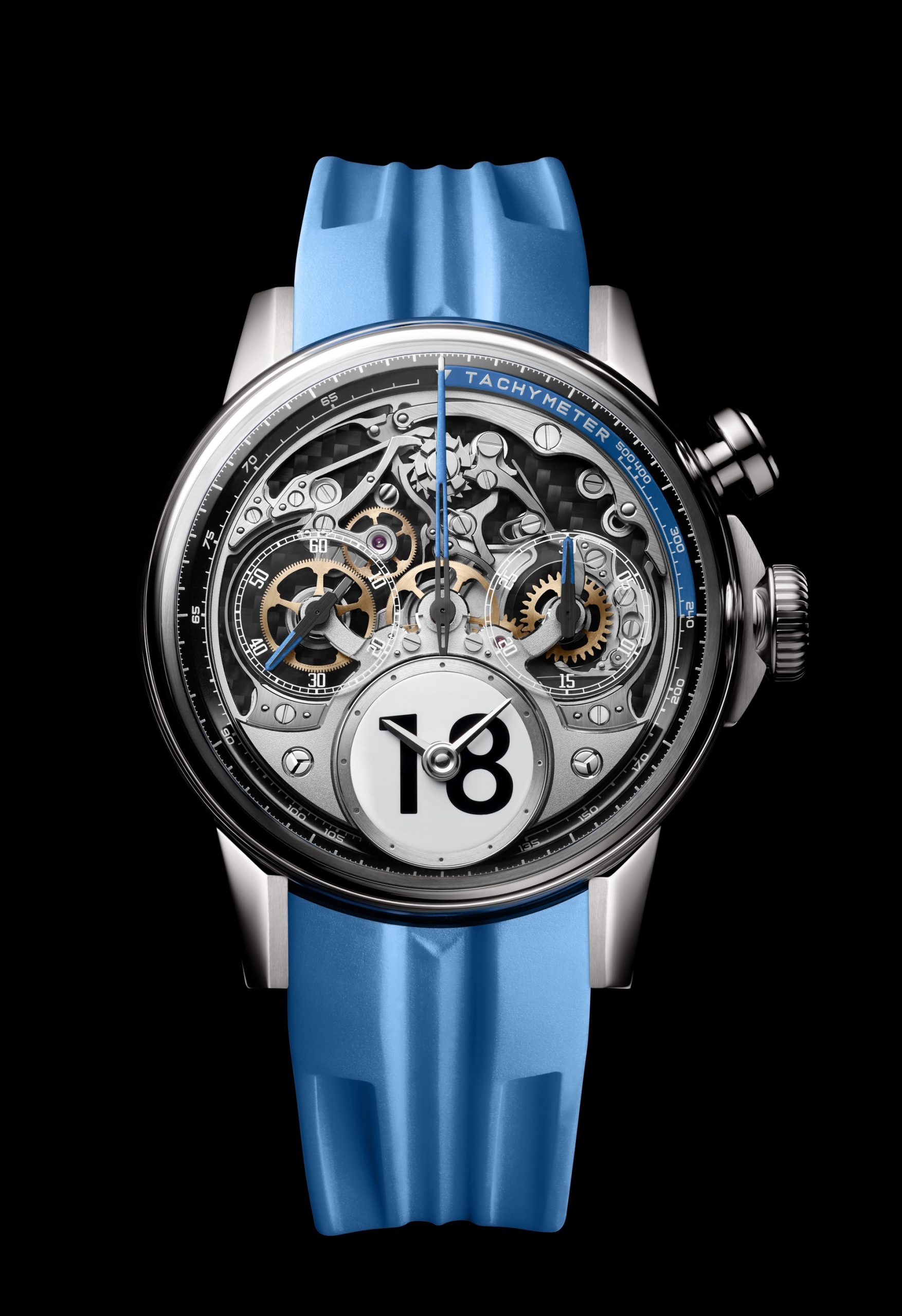 Louis Moinet Time to Race Bleu de France