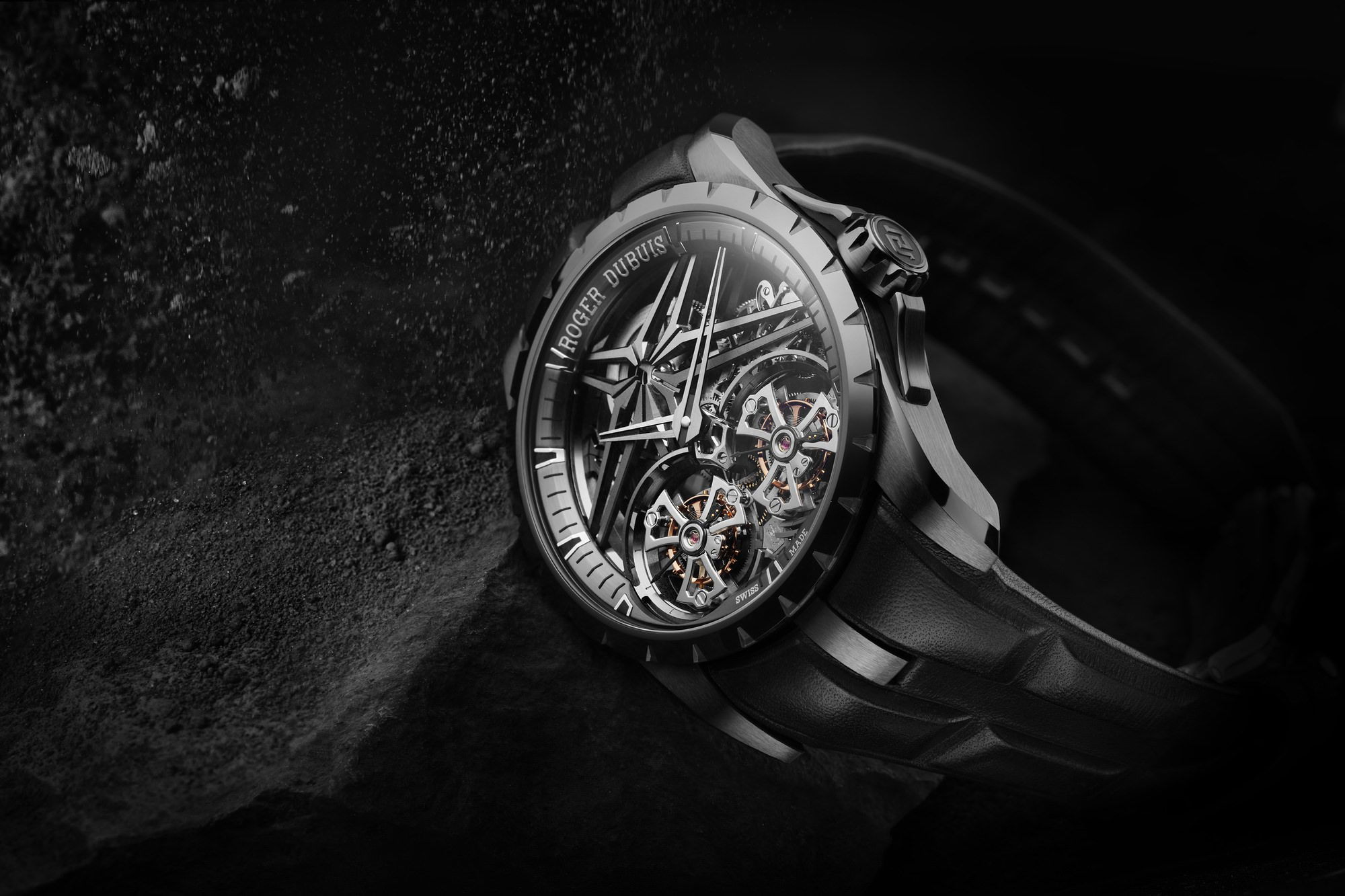 Roger Dubuis Excalibur Double Tourbillon Black Ceramic