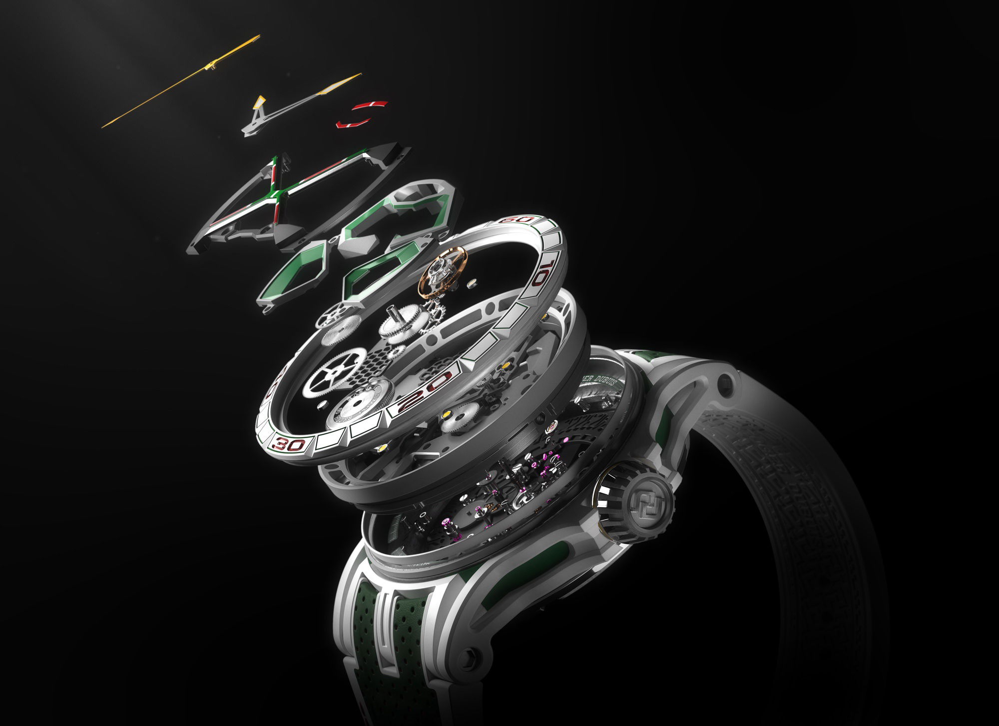 Roger Dubuis Excalibur Spider Huracan White MCF