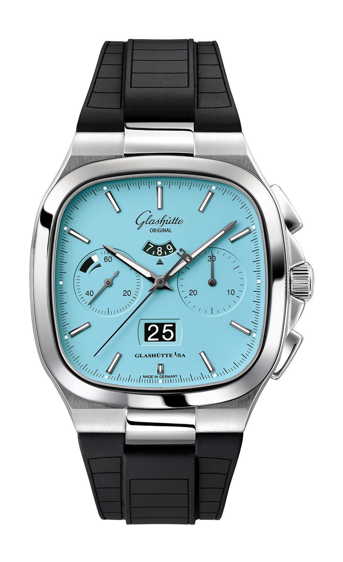 Glashütte Original Seventies Chronograph Panorama Date "Disco Blue"