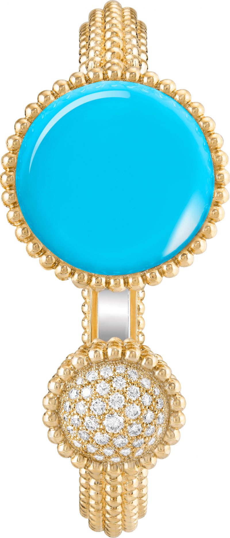 Van Cleef &amp; Arpels Perlée Toi &#038; Moi Secret Watch Small
