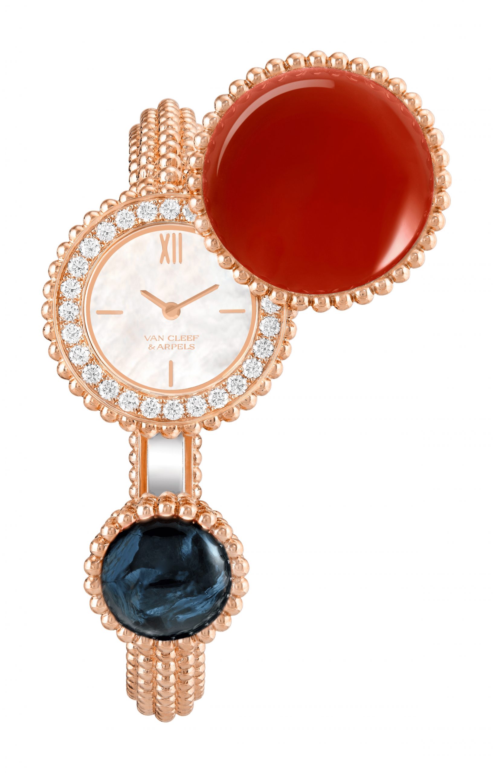 Van Cleef & Arpels Perlée Toi & Moi Secret Watch Small