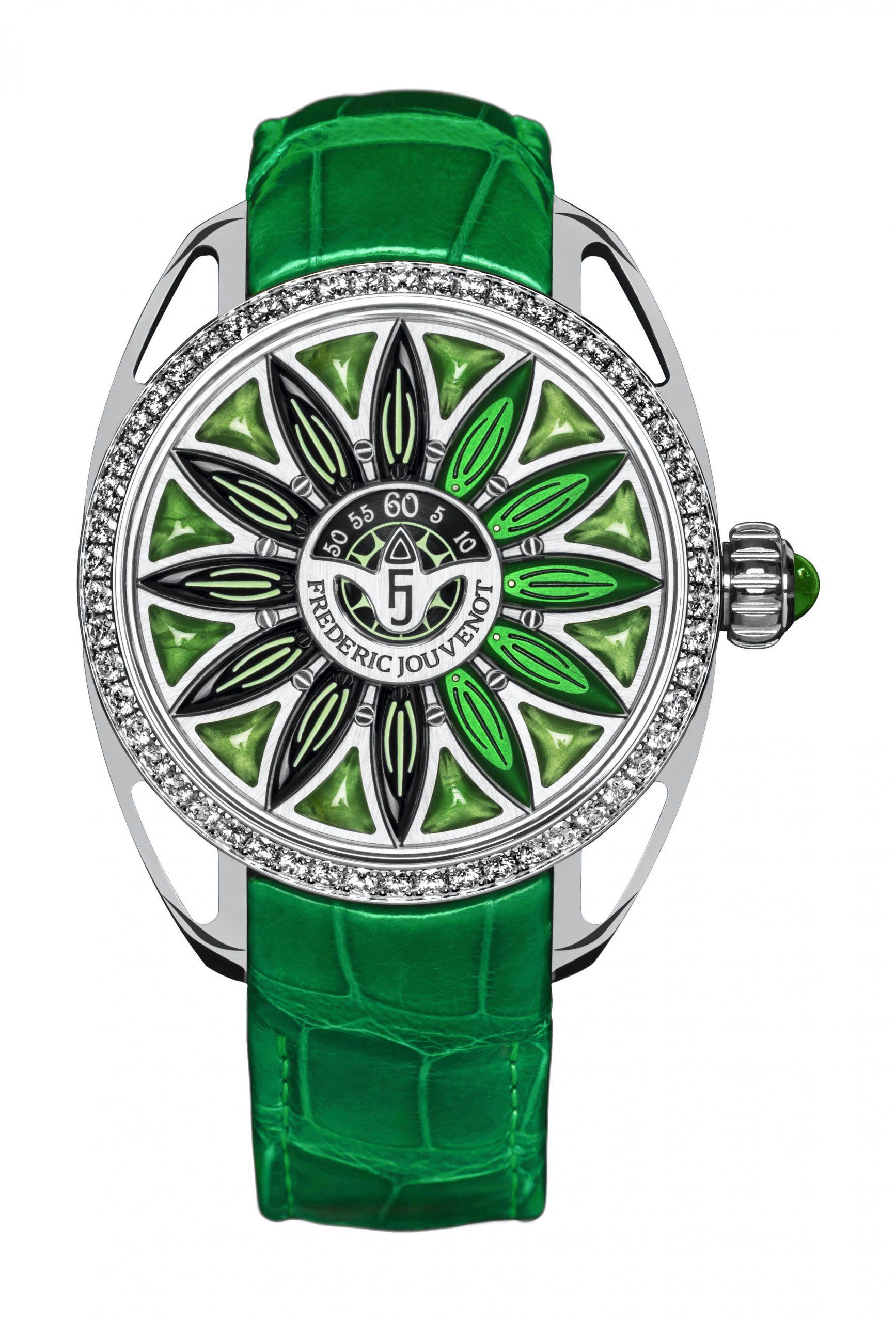 Frederic Jouvenot Surya White Gold Green Tsavorite 