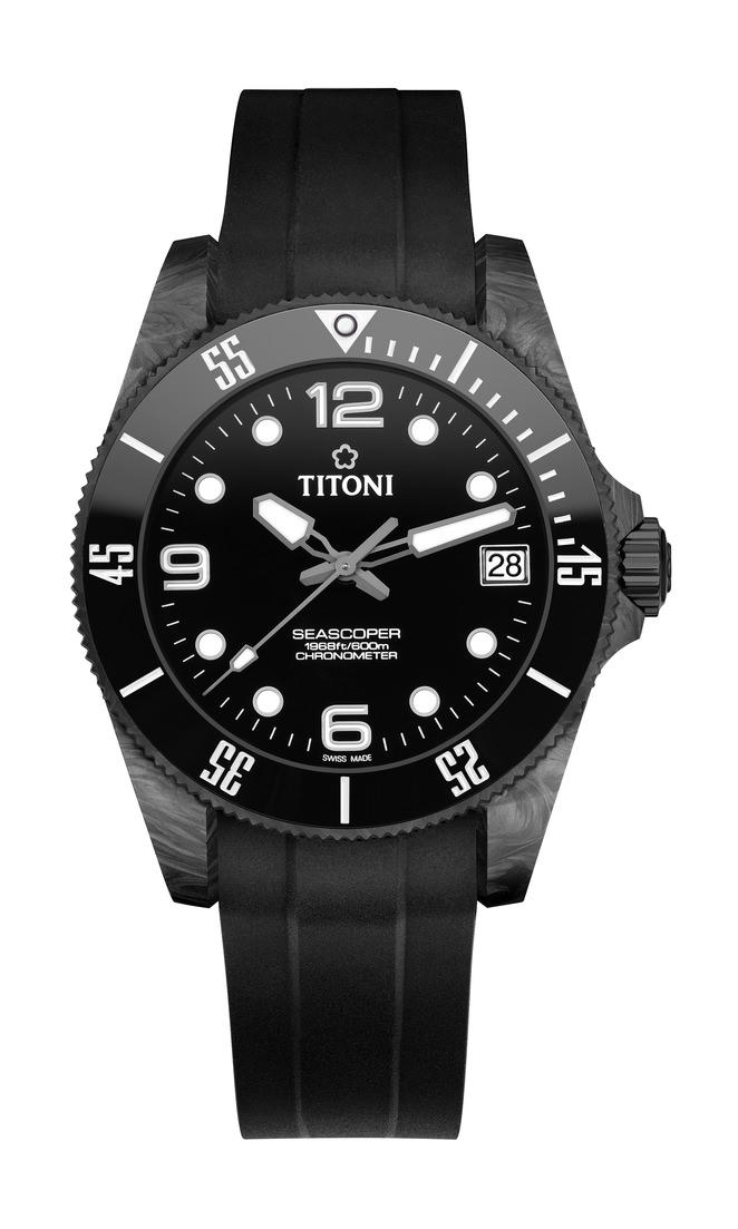 Titoni Seascoper 600 Carbon Tech