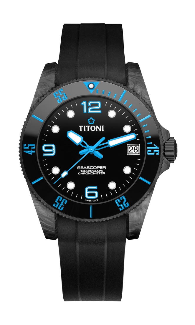 Titoni Seascoper 600 Carbon Tech