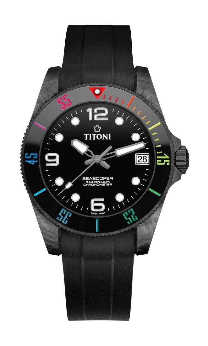 Titoni Seascoper 600 Carbon Tech