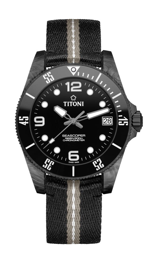 Titoni Seascoper 600 Carbon Tech