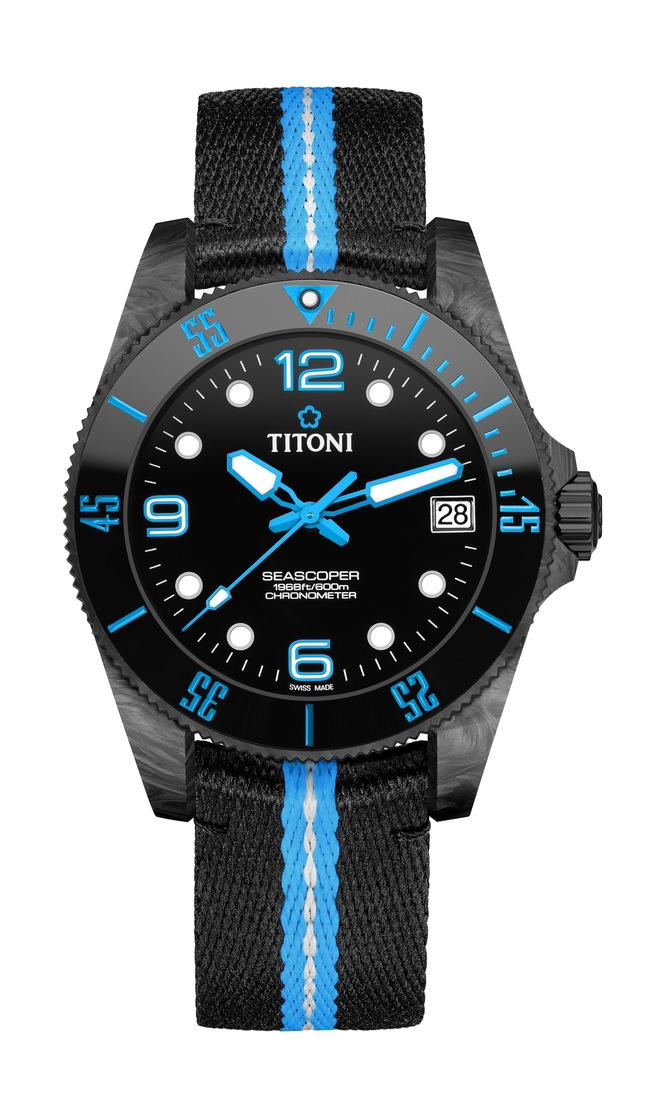 Titoni Seascoper 600 Carbon Tech