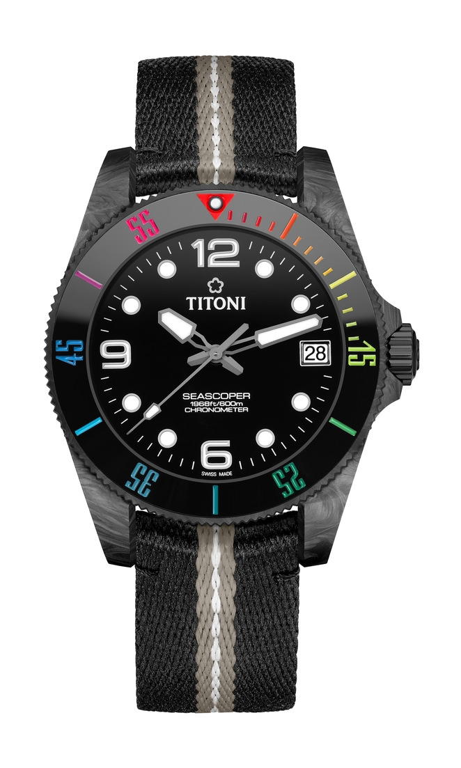 Titoni Seascoper 600 Carbon Tech