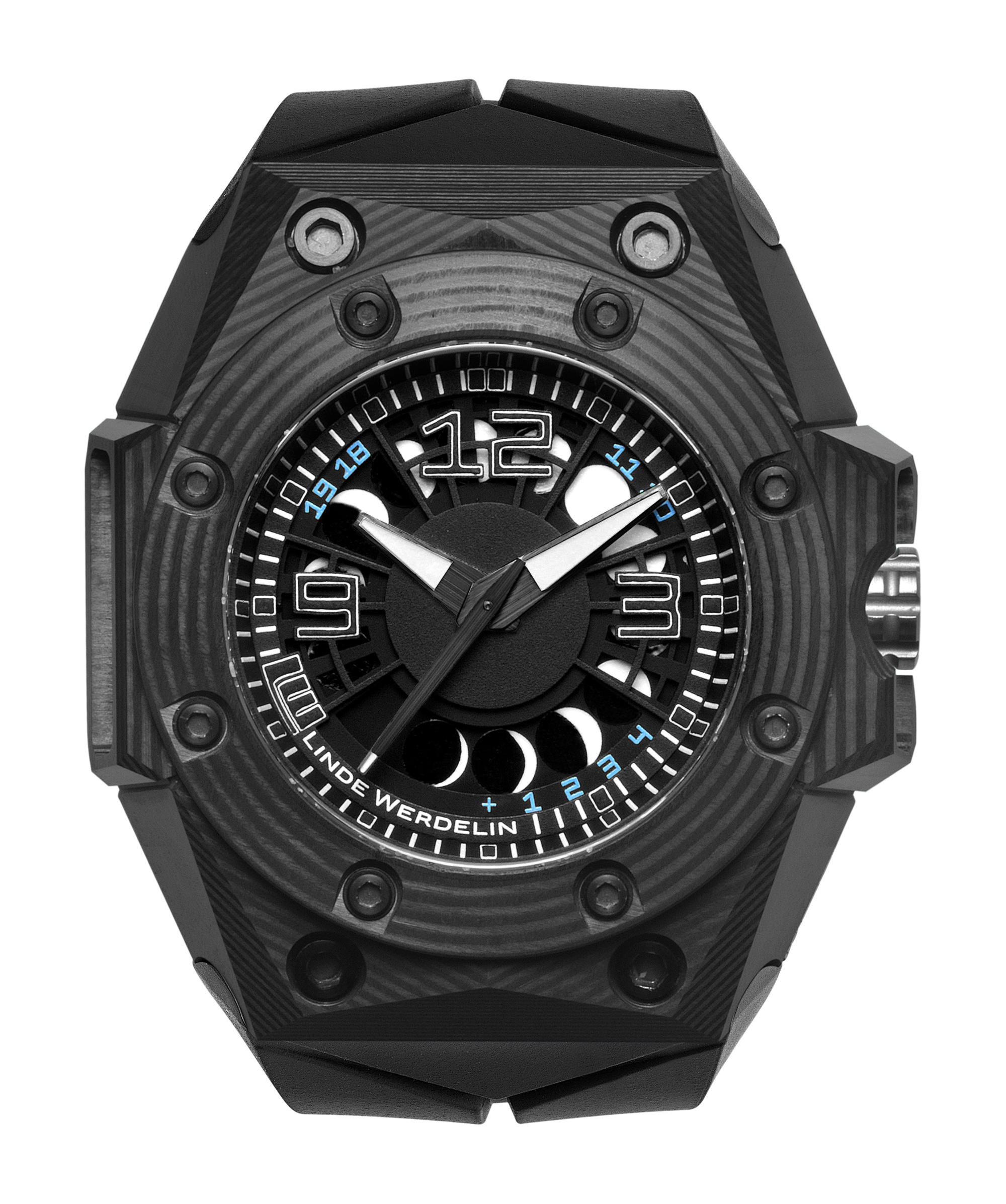 Linde Werdelin Oktopus Moon 3DTP Black Ink